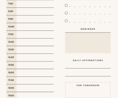 Daily, weekly, or monthly Planners