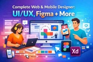 Complete Web & Mobile Designer: UI/UX, Figma + More
