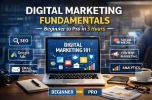 Digital Marketing Fundamentals – Beginner to Pro in 3 Hours