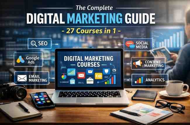 The Complete Digital Marketing Guide – 27 Courses in 1