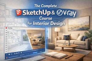 The Complete SketchUp & V-Ray Course for Interior Design