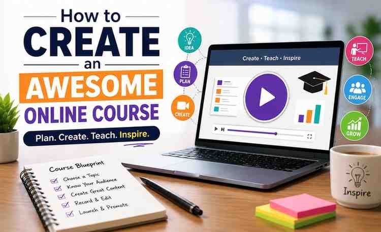 How to Create an Awesome Online Course