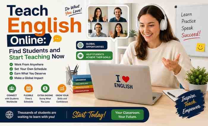Teach English Online: Find Students and Start Teaching Now