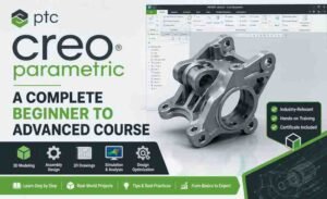 PTC Creo Parametric – A Complete Beginner to Advanced Course